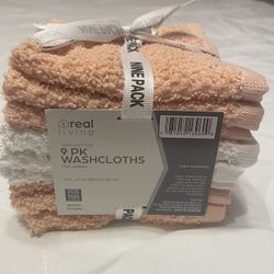 9 Pack Washcloths