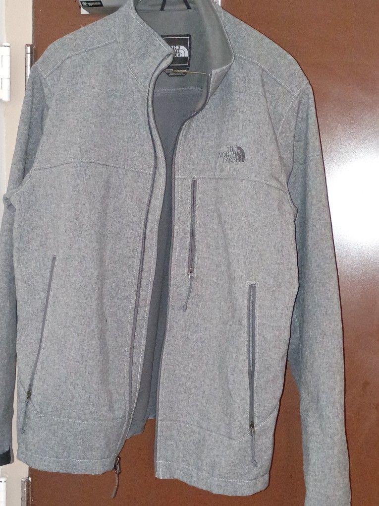 The North Face Grey Men's Jacket Sz. Lrg Slightly Used