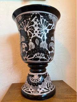 Artisan Hand-Crafted Mexican Talavera Planter Pot