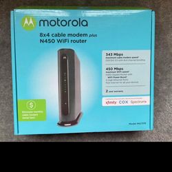 Cable Modem & WiFi Router