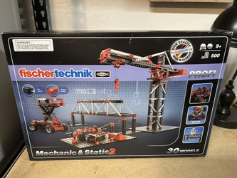 Fishertechnik Mechanic & Static Crane Model Building Set