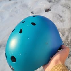 Blue Helmet For Bikes 