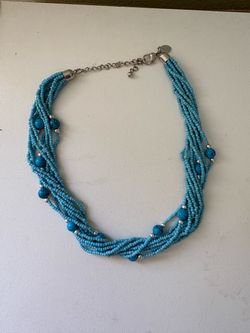 Park Lane Turquoise Multi-Strand Beaded Necklace