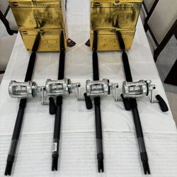 Penn International 30VISWS on Penn Ally 50-100lb Roller Rods