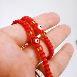 Set 2 Red bracelets protection & Good luck