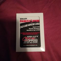 Unopened Crime Stoppers Playing Cards