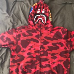 Bathing Ape Red Jacket 