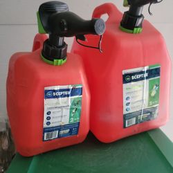 2 Gas Cans Both For 8 Bucks