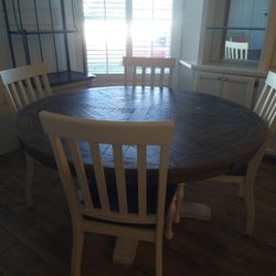 Very Nice Rustic Solid Wood Table 