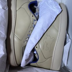 Burberry Leather Stock Sneakers