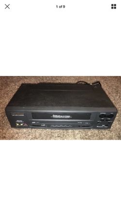 Sylvania SSV6001 VCR Video Cassette Recorder 4 Head As Is Read Description