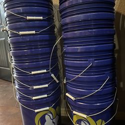 Rams and chargers 5gallon buckets