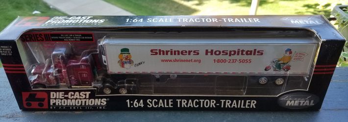 1:64 Tractor Trailer Die-cast Shriners Hospitals