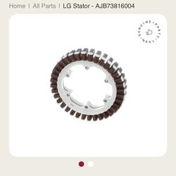 LG stator use model CW 3400
