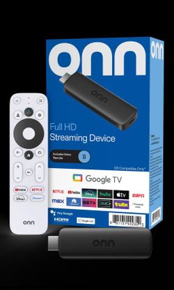 ONN Streaming Stick GoogleTV ~Movies Series Live TV Sports Music~