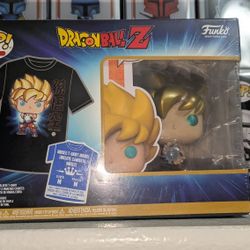 Goku Pop Figure And T Shirt