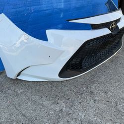2019 2021 Toyota Corolla Front Bumper Asembly.  With Radar Sensor Distance 