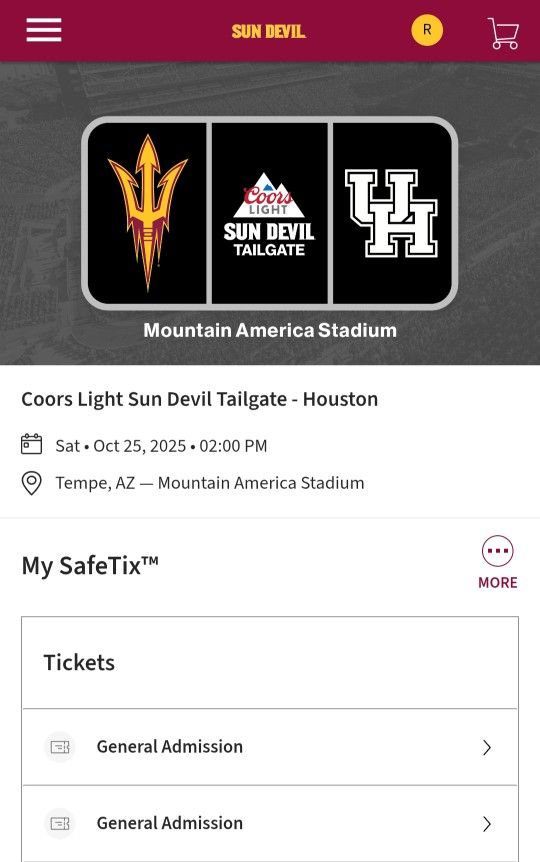 ASU vs Houston Coors Light Tailgate