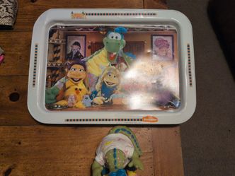 Eureeka's castle food tray and puppet