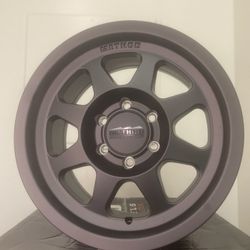 (4) 17X8.5 METHOD MR701 MATTE BLACK RIMS ONLY (6X139.7)