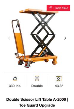 Double Scissor Lift Table A-2006