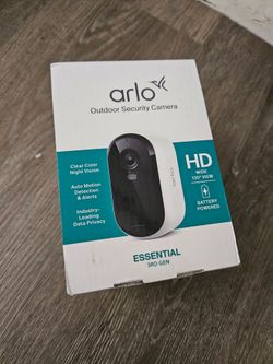 New Arlo security camera