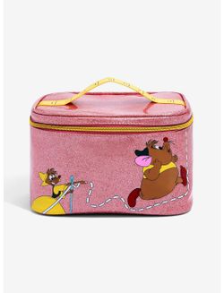 Disney Danielle Nicole Cinderella Gus Mice Train Cosmetic Case Makeup Holder