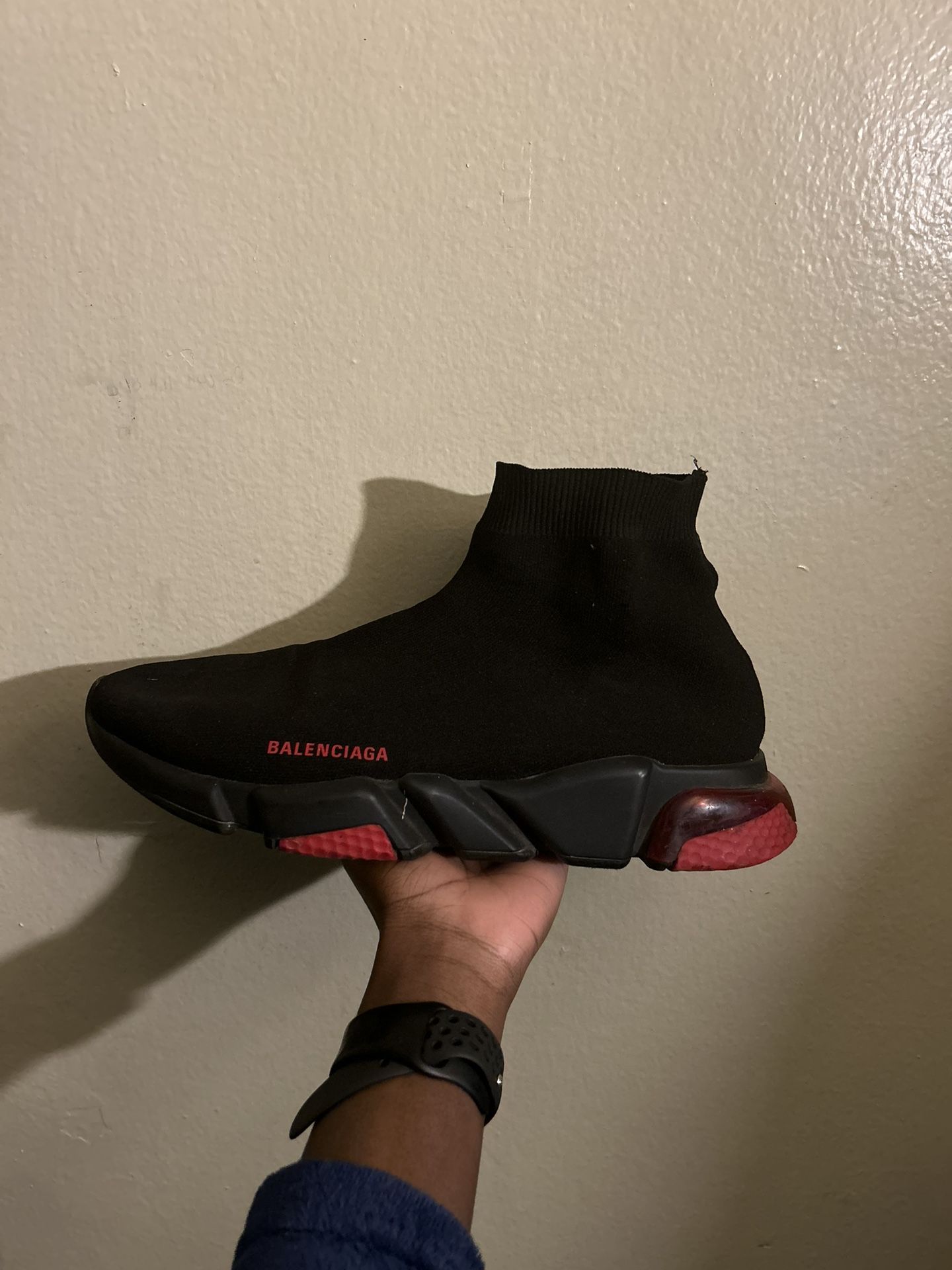 Balenciaga Speed Sneaker ‘Clearsole - Black Red’
