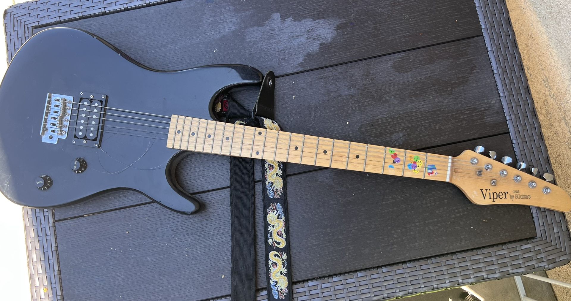 Electric Guitar With Amp