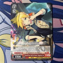 Hatsune Miku: Project Sekai Colorful Stage - Kagamine Len Weiss Schwarz Card