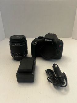 Canon EOS Rebel T100 18MP DSLR Camera W 18-55mm Lens *VERY GOOD*