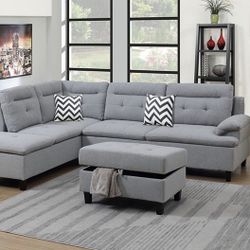 Sectional Sofa With Ottoman In Offer 🔥🔥🔥