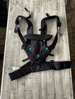 Infantino Baby Carrier Black with Teal Accents