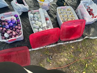 Large Lot of Christmas Ornaments