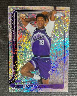 Ace Bailey Topps Chrome RC Sparkle Refractor