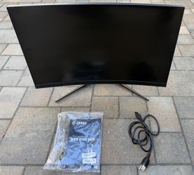 MSI Optix G27C5 27" Curved Gaming Monitor – 165Hz – Excellent Condition