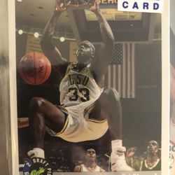 Classic Draft Pics Shaq Rookie Card 