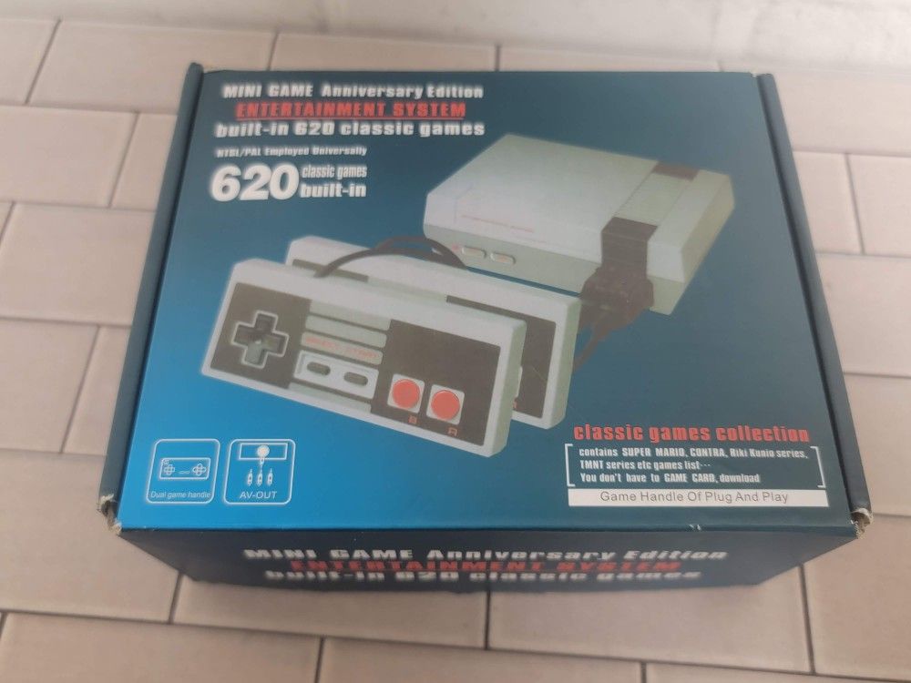 Classic NES Retro Console, Mini Video Game Console Built-In 620 Games