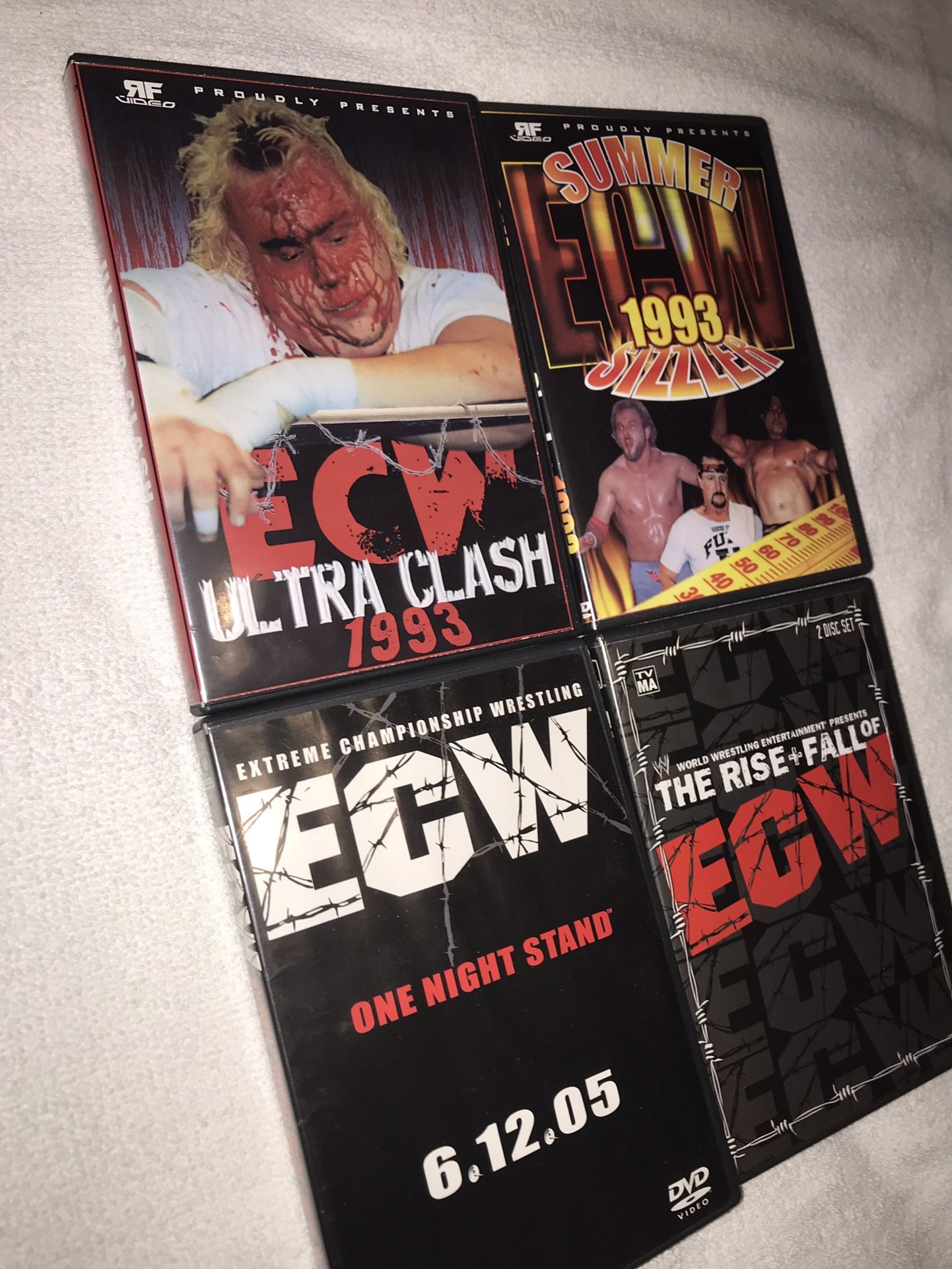 Vintage Wrestling ECW DVD’s for Sale!