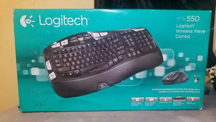 LOGITECH MK550 WIRELESS CURVED KEYBOARD AND MOUSE