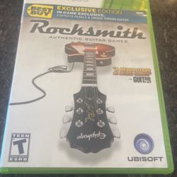 Rocksmith Authentic Guitar Hero Xbox 360