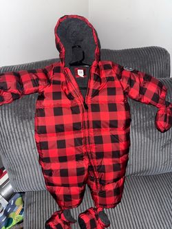 Baby Gap Buffalo Plaid Snowsuit