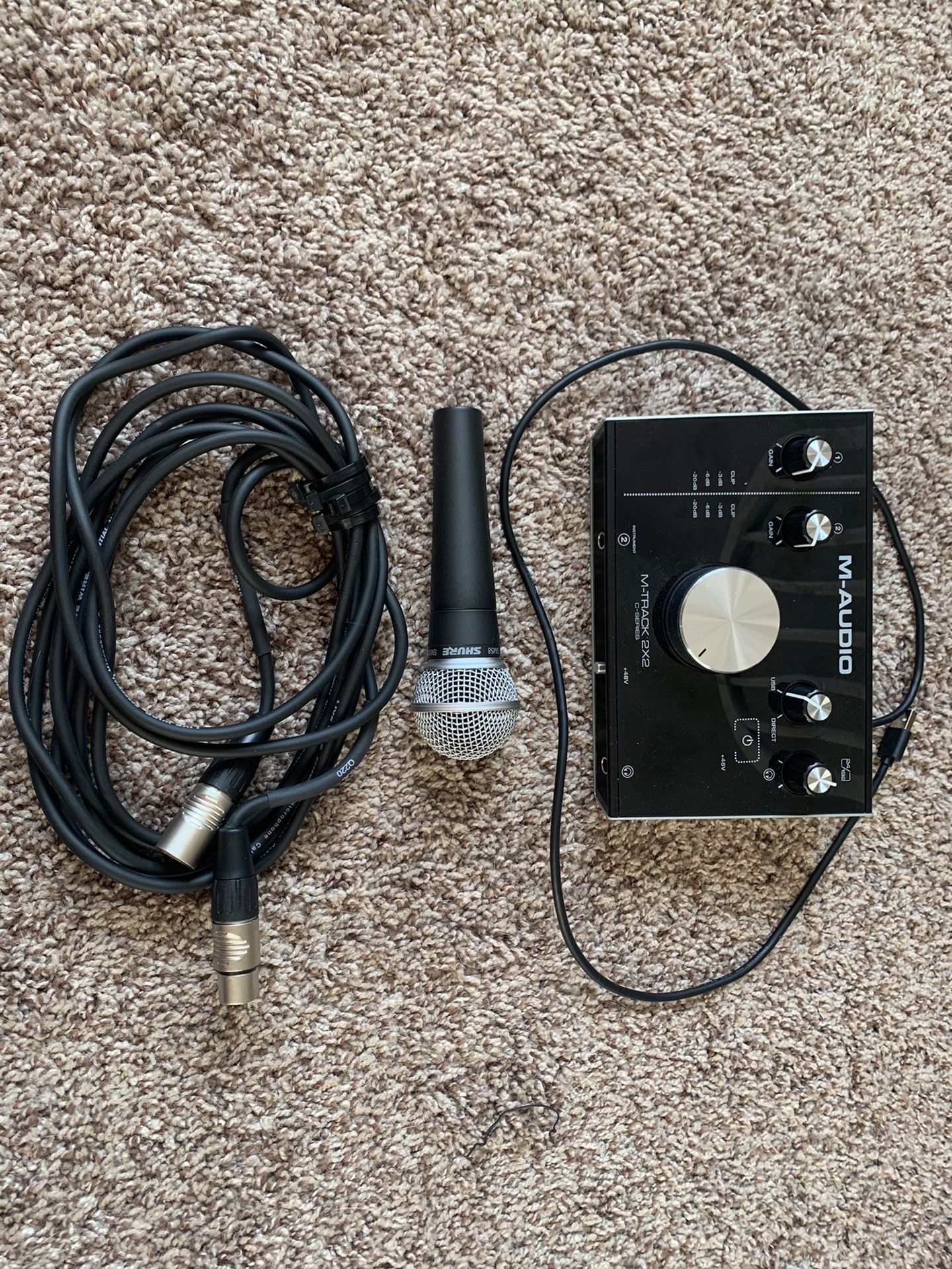 Microphone and Audio Interface set