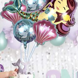 Mermaid 🧜‍♀️ Balloons 🎈 Set