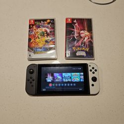 Used Nintendo Switch With Games And SD Card