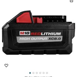 Milwaukee High Output 8.0 Battery 