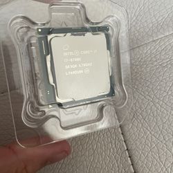 Intel Core I7-8700k 3.7Ghz (used) CPU Processor