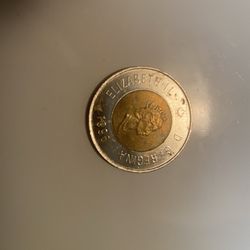 Canadian $2.00 Commemorative  Beaded Coin