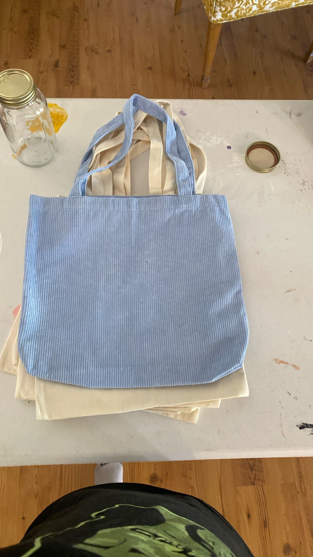 Blue Tote Bag