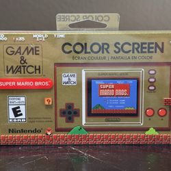 NINTENDO SUPER MARIO BROS. 1&2 GAME & WATCH 2020 Anniversary Edition